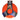 Dog Comets UFO Flyer Frisbee Orange